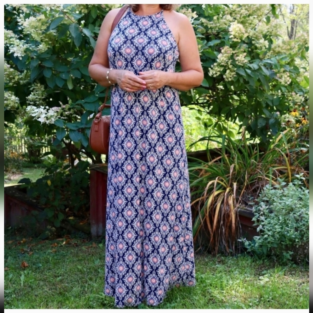 French Grey Stitch Fix Maxi Dress  Nichelle XS
